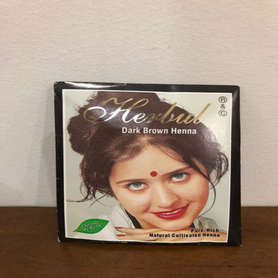 Picture of Herbal Dark Brown Henna 10 Gm