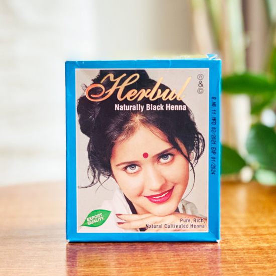 Picture of Herbal Naturally Black Henna 10 Gm