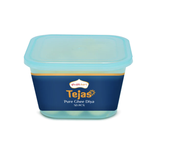 Picture of Tejas Pure Ghee Diya/Wicks 30 N