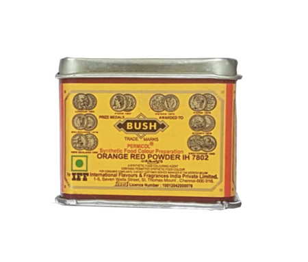 Picture of BUSH Orange Red Color  powder 100 gm