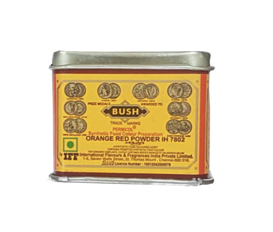 Picture of Bush Orange Red Color  powder 100 gm