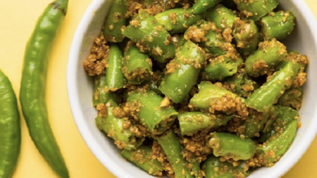 Picture of Green Chilli Pickle (Fresh Homemade) 150gm