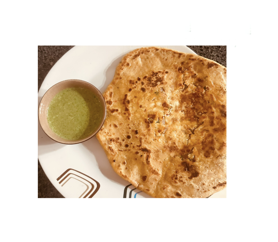 Picture of Paneer Paratha (Fresh Homemade 80% Cooked and Frozen) 2 pc
