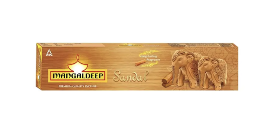 Picture of Mangaldeep Sandal Agarbatti/Incense stick - 106gm
