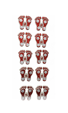 Picture of DW09_Laxmi Feet Sticker (set of 10)